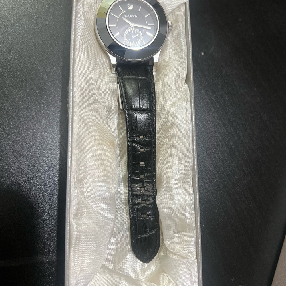 Swarovski black Octea men’s watch used